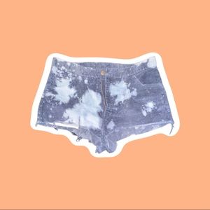 Women’s Corduroy Wrangler Jean Shorts Vintage Tie Dye